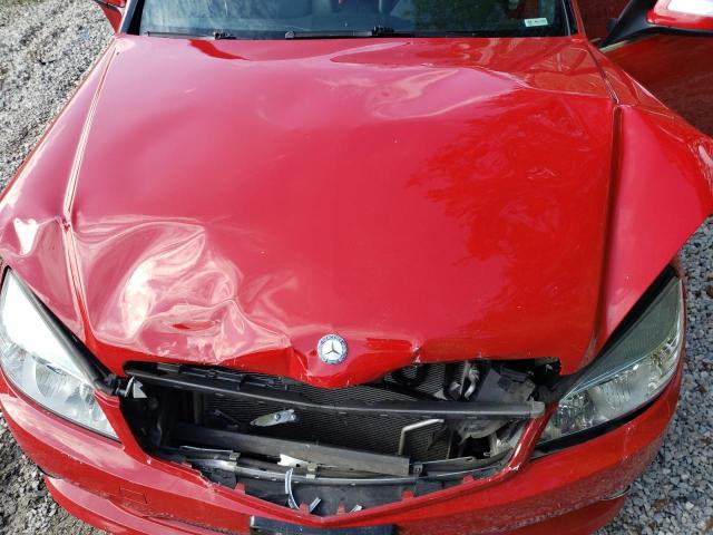 WDDGF81X19F268613 - 2009 MERCEDES-BENZ C 300 4MATIC RED photo 11