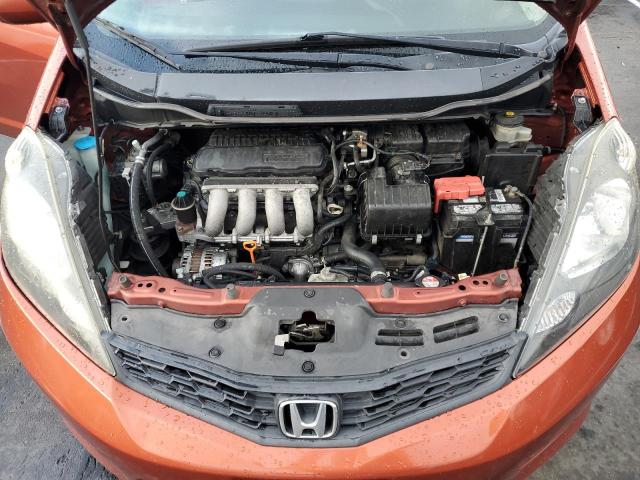 JHMGE8H50CC003612 - 2012 HONDA FIT SPORT ORANGE photo 11