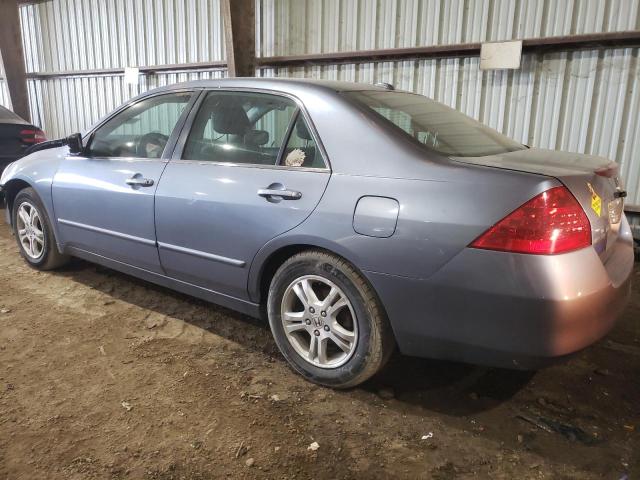 1HGCM56817A069765 - 2007 HONDA ACCORD EX BLUE photo 2