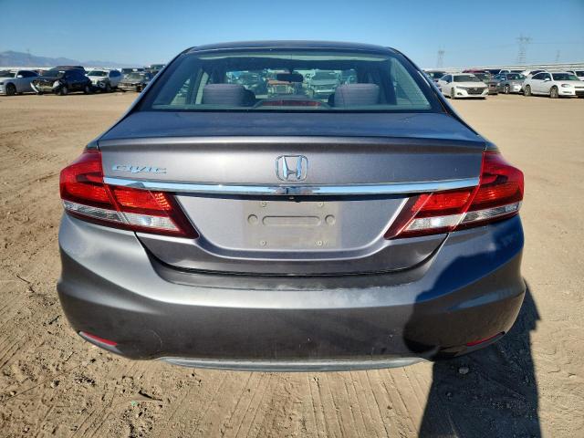19XFB2F5XEE202104 - 2014 HONDA CIVIC LX GRAY photo 6