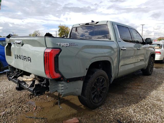 5TFJA5AB9NX015481 - 2022 TOYOTA TUNDRA CREWMAX LIMITED GRAY photo 3