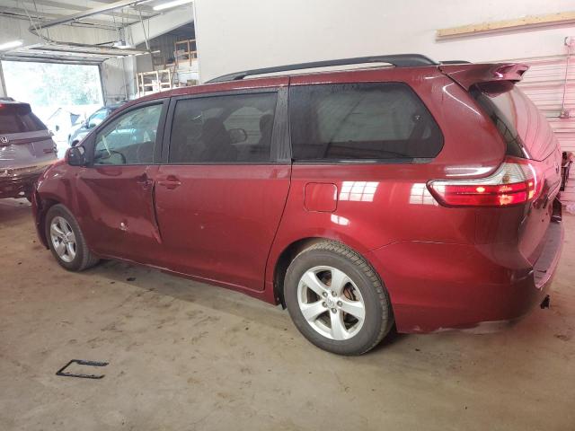 5TDKK3DC6FS551371 - 2015 TOYOTA SIENNA LE RED photo 2