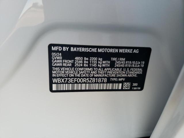 WBX73EF00R5Z81878 - 2024 BMW X1 XDRIVE28I WHITE photo 14