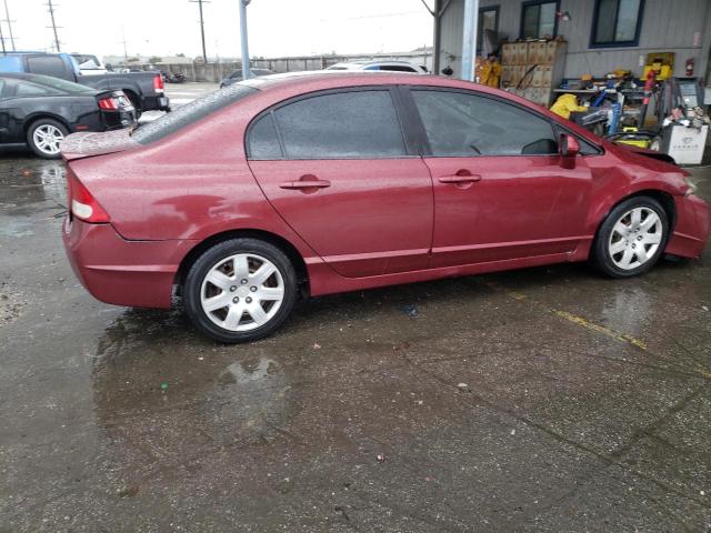 19XFA1F52AE051847 - 2010 HONDA CIVIC LX RED photo 3