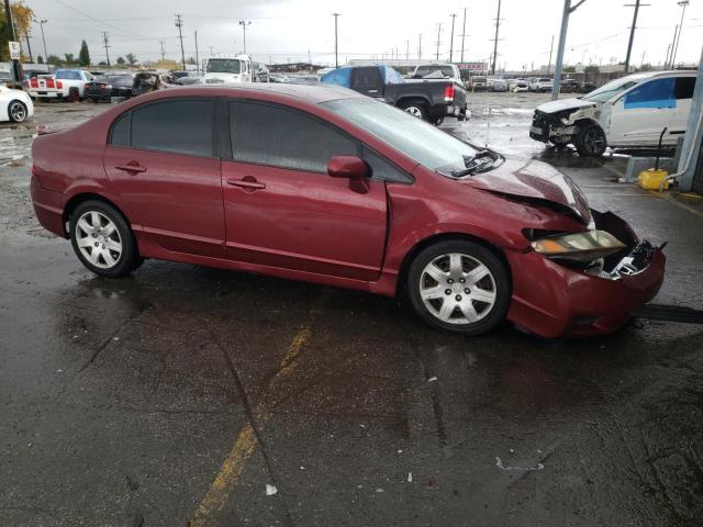 19XFA1F52AE051847 - 2010 HONDA CIVIC LX RED photo 4