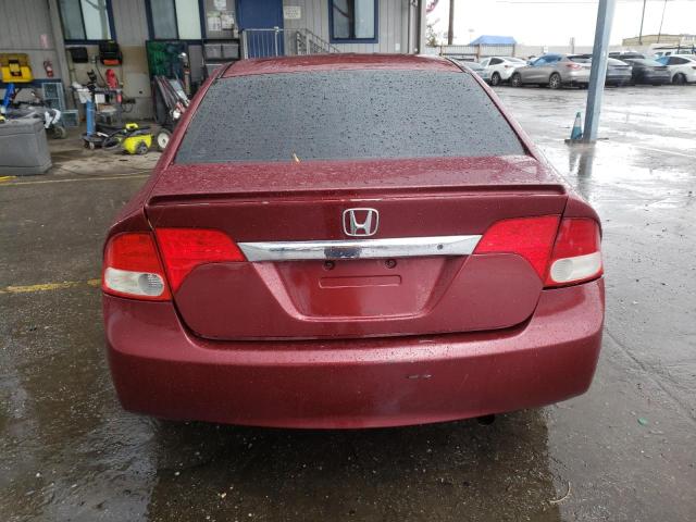 19XFA1F52AE051847 - 2010 HONDA CIVIC LX RED photo 6