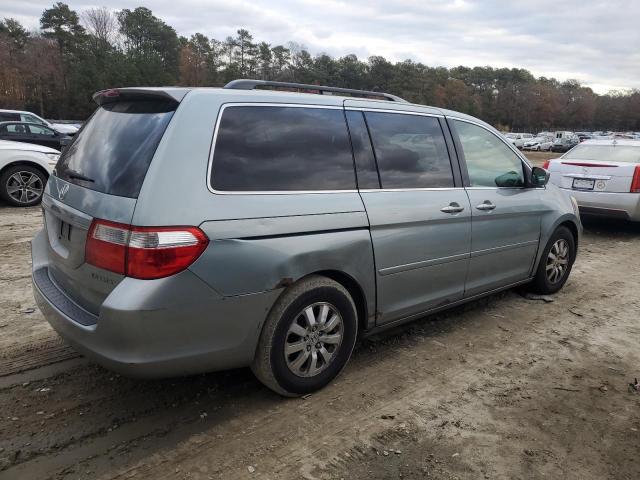 5FNRL38675B106303 - 2005 HONDA ODYSSEY EXL BLUE photo 3