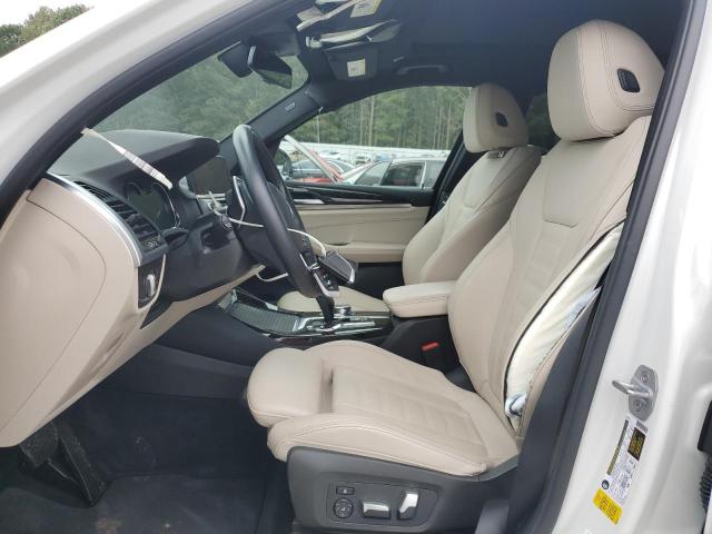 5UXTR9C56KLD97554 - 2019 BMW X3 XDRIVE30I WHITE photo 7