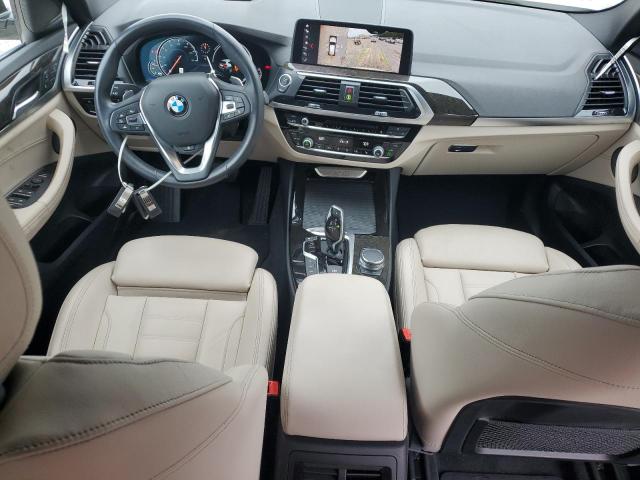 5UXTR9C56KLD97554 - 2019 BMW X3 XDRIVE30I WHITE photo 8