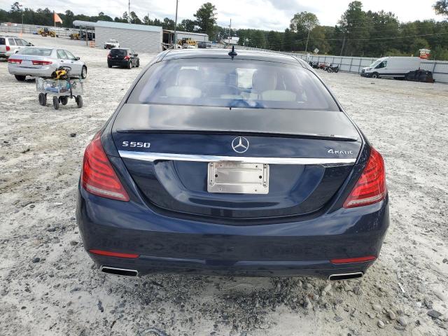 WDDUG8FB0GA224335 - 2016 MERCEDES-BENZ S 550 4MATIC BLUE photo 6