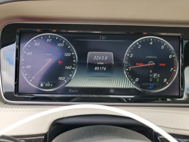 WDDUG8FB0GA224335 - 2016 MERCEDES-BENZ S 550 4MATIC BLUE photo 9