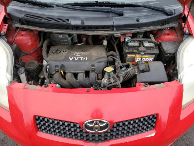 JTDJT923985158553 - 2008 TOYOTA YARIS RED photo 11