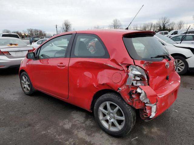 JTDJT923985158553 - 2008 TOYOTA YARIS RED photo 2