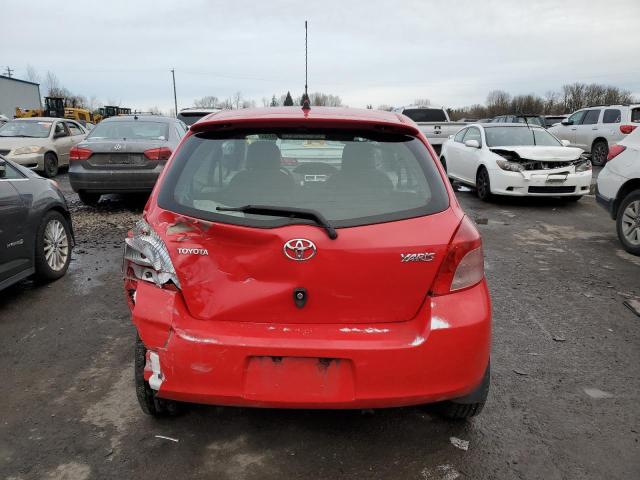 JTDJT923985158553 - 2008 TOYOTA YARIS RED photo 6