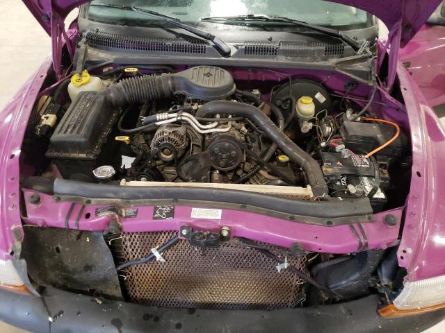 1B7GG23X0VS169610 - 1997 DODGE DAKOTA PURPLE photo 11