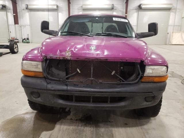 1B7GG23X0VS169610 - 1997 DODGE DAKOTA PURPLE photo 5