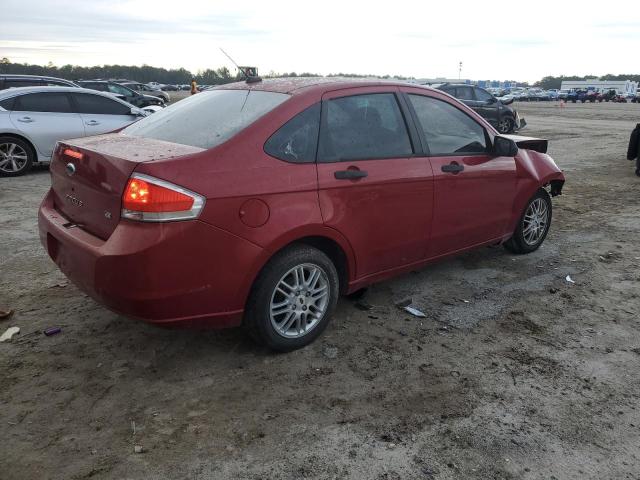 1FAHP35N19W208263 - 2009 FORD FOCUS SE RED photo 3