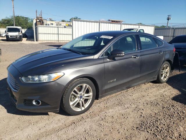 3FA6P0RU2GR187608 - 2016 FORD FUSION TITANIUM HEV GRAY photo 1