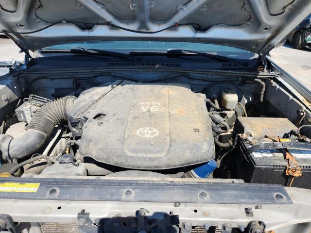 5TEJU62N18Z502077 - 2008 TOYOTA TACOMA DOUBLE CAB PRERUNNER SILVER photo 11