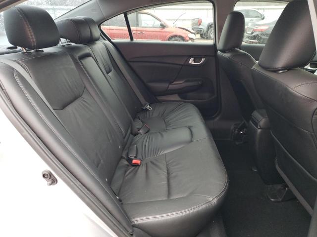 19XFB2F93FE091982 - 2015 HONDA CIVIC EXL ვერცხლისფერი ფოტო 10