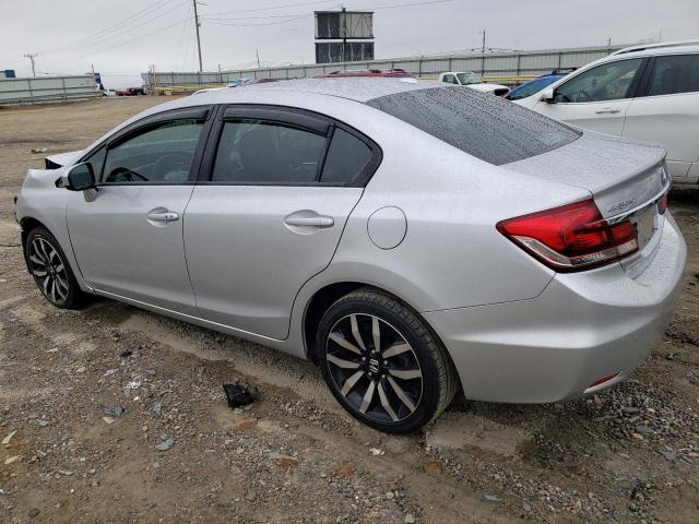 19XFB2F93FE091982 - 2015 HONDA CIVIC EXL ვერცხლისფერი ფოტო 2