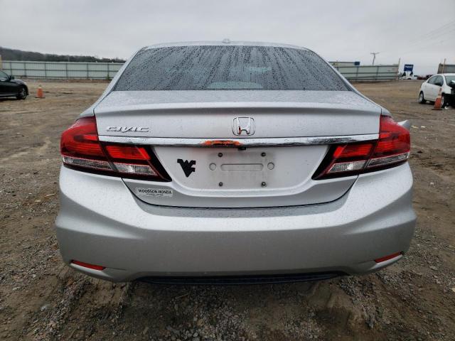 19XFB2F93FE091982 - 2015 HONDA CIVIC EXL ვერცხლისფერი ფოტო 6