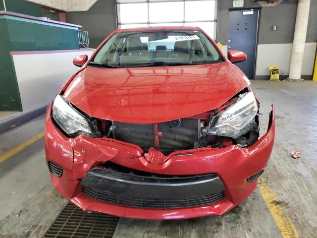 2T1BURHE5GC659435 - 2016 TOYOTA COROLLA L RED photo 5