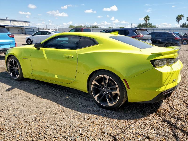 1G1FD1RS3L0140114 - 2020 CHEVROLET CAMARO LT YELLOW photo 2