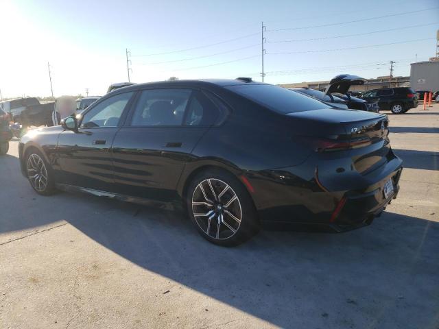 WBY43EJ02RCR14555 - 2024 BMW I7 EDRIVE50 შავი ფოტო 2