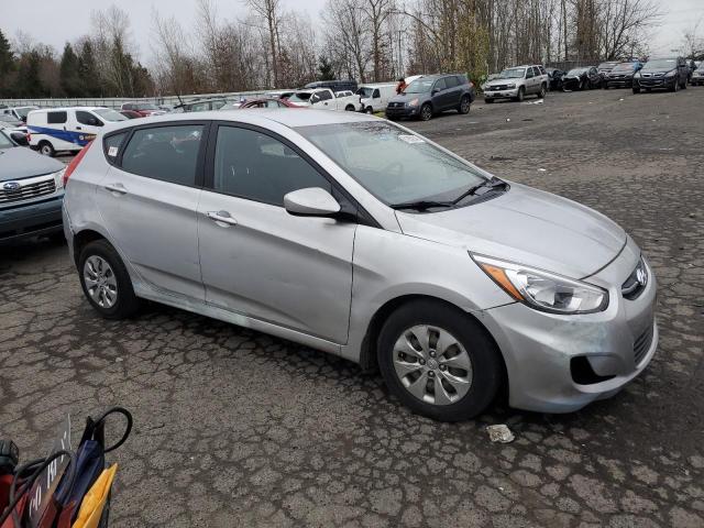 KMHCT5AE8FU216347 - 2015 HYUNDAI ACCENT GS SILVER photo 4