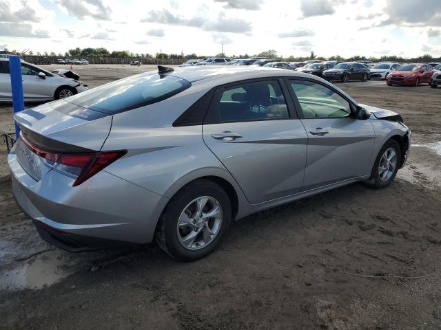 5NPLL4AG7MH020150 - 2021 HYUNDAI ELANTRA SE SILVER photo 3