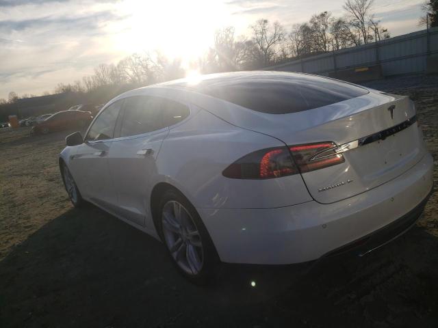 5YJSA1CN3DFP26252 - 2013 TESLA MODEL S WHITE photo 2