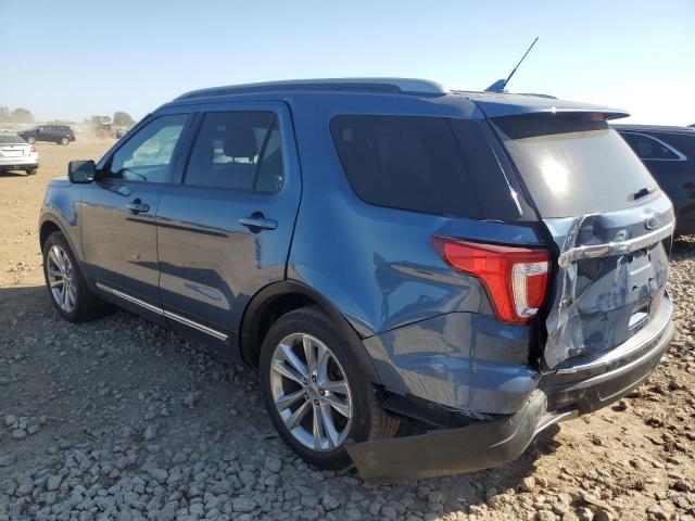 1FM5K7D87JGB98797 - 2018 FORD EXPLORER XLT BLUE photo 2
