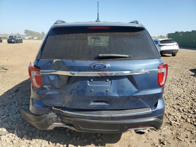 1FM5K7D87JGB98797 - 2018 FORD EXPLORER XLT BLUE photo 6