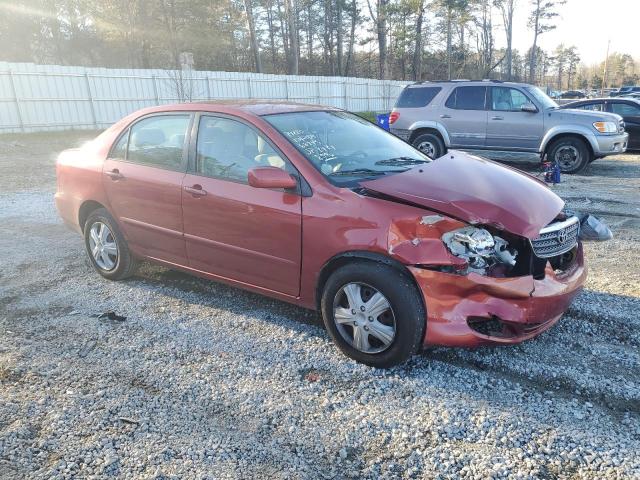 2T1BR32E57C768596 - 2007 TOYOTA COROLLA CE RED photo 4