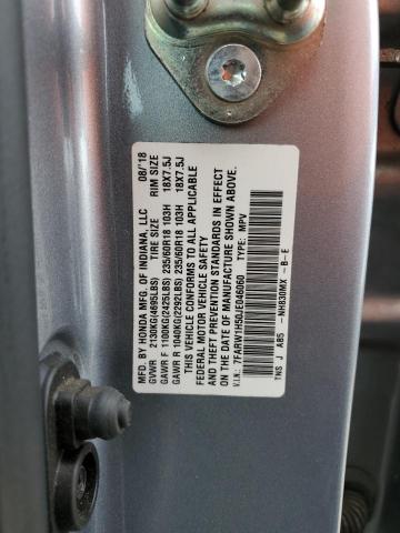 7FARW1H50JE046060 - 2018 HONDA CR-V EX SILVER photo 12