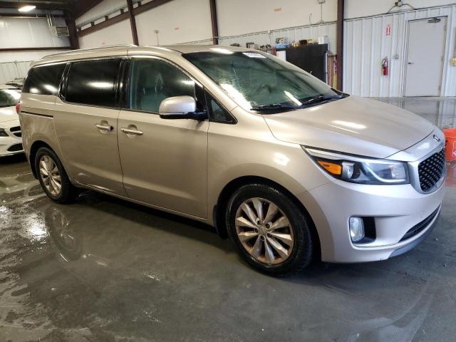 KNDMC5C15F6058301 - 2015 KIA SEDONA EX TAN photo 4