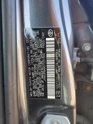 JTKKUPB4XD1037300 - 2013 TOYOTA SCION XD Gri fotoğraf 12