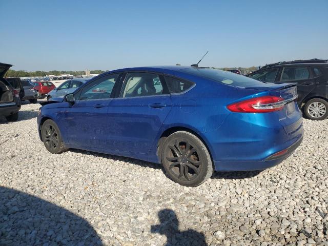3FA6P0HD3JR145800 - 2018 FORD FUSION SE Կապույտ լուսանկար 2