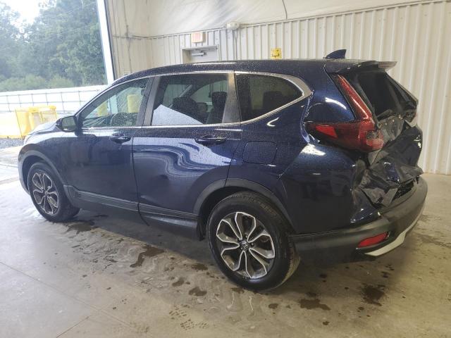 5J6RW1H8XLA017970 - 2020 HONDA CR-V EXL BLUE photo 2