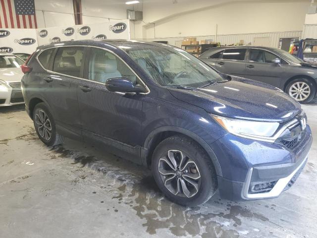 5J6RW1H8XLA017970 - 2020 HONDA CR-V EXL BLUE photo 4