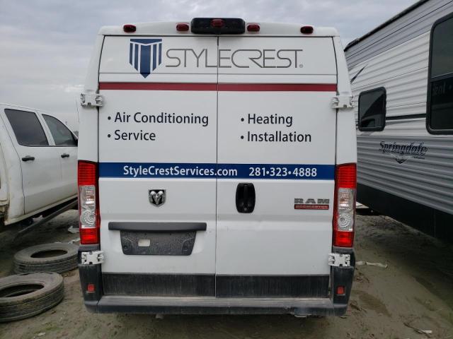 3C6TRVDG8LE139660 - 2020 RAM PROMASTER 2500 HIGH თეთრი ფოტო 6