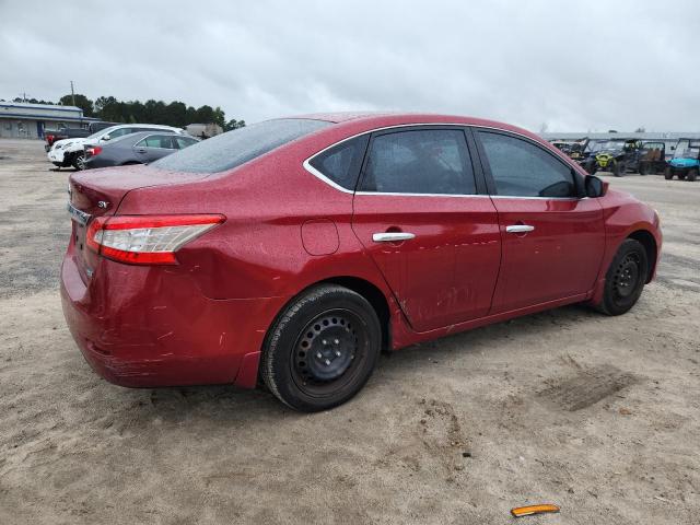 3N1AB7AP5DL781239 - 2013 NISSAN SENTRA S 红色 照片 3