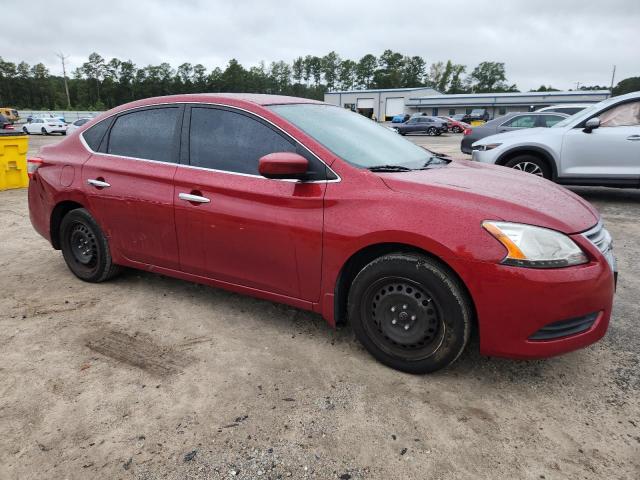 3N1AB7AP5DL781239 - 2013 NISSAN SENTRA S 红色 照片 4