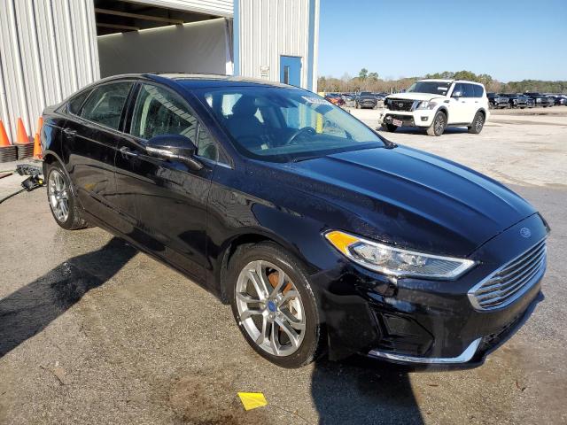 3FA6P0CD7LR177952 - 2020 FORD FUSION SEL BLACK photo 4