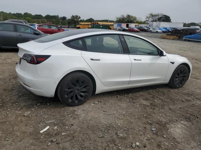 5YJ3E1EA8MF852075 - 2021 TESLA MODEL 3 Blanco foto 3