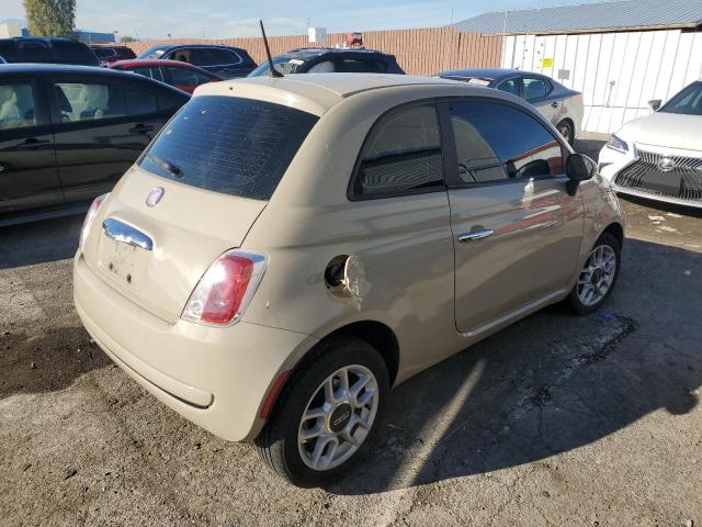 3C3CFFAR6CT131179 - 2012 FIAT 500 POP BEIGE photo 3