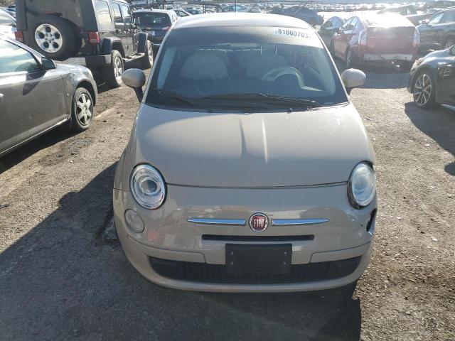 3C3CFFAR6CT131179 - 2012 FIAT 500 POP BEIGE photo 5