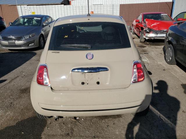 3C3CFFAR6CT131179 - 2012 FIAT 500 POP BEIGE photo 6