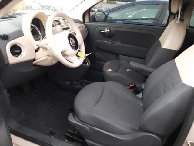 3C3CFFAR6CT131179 - 2012 FIAT 500 POP BEIGE photo 7